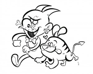 Zombie Boy and Gorr by Jamie Cosley