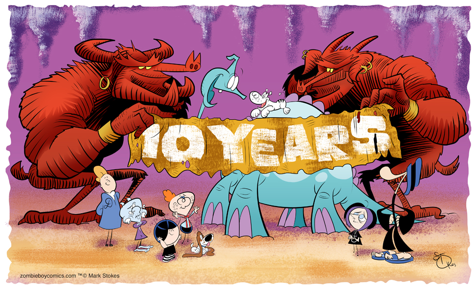 Zombie Boy Comics’ 10th Anniversary!